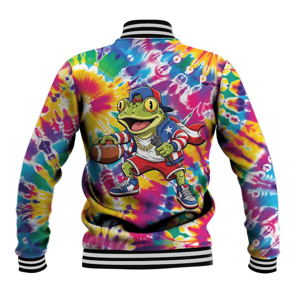 Funny Benito Coqui Frog Baseball Jacket Puerto Rican Coquí Football