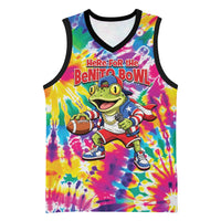 Funny Benito Coqui Frog Basketball Jersey Puerto Rican Coquí Football