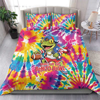 Funny Benito Coqui Frog Bedding Set Puerto Rican Coquí Football