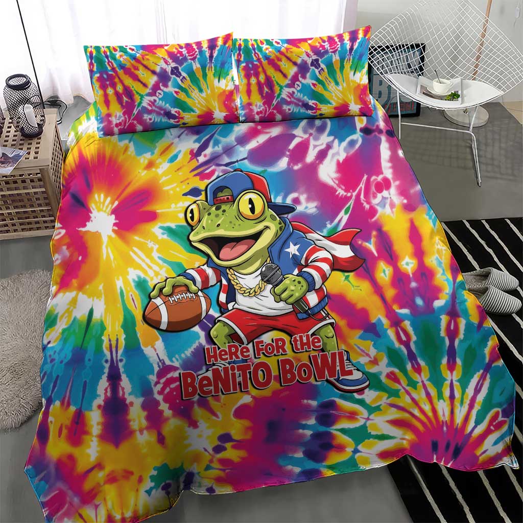 Funny Benito Coqui Frog Bedding Set Puerto Rican Coquí Football