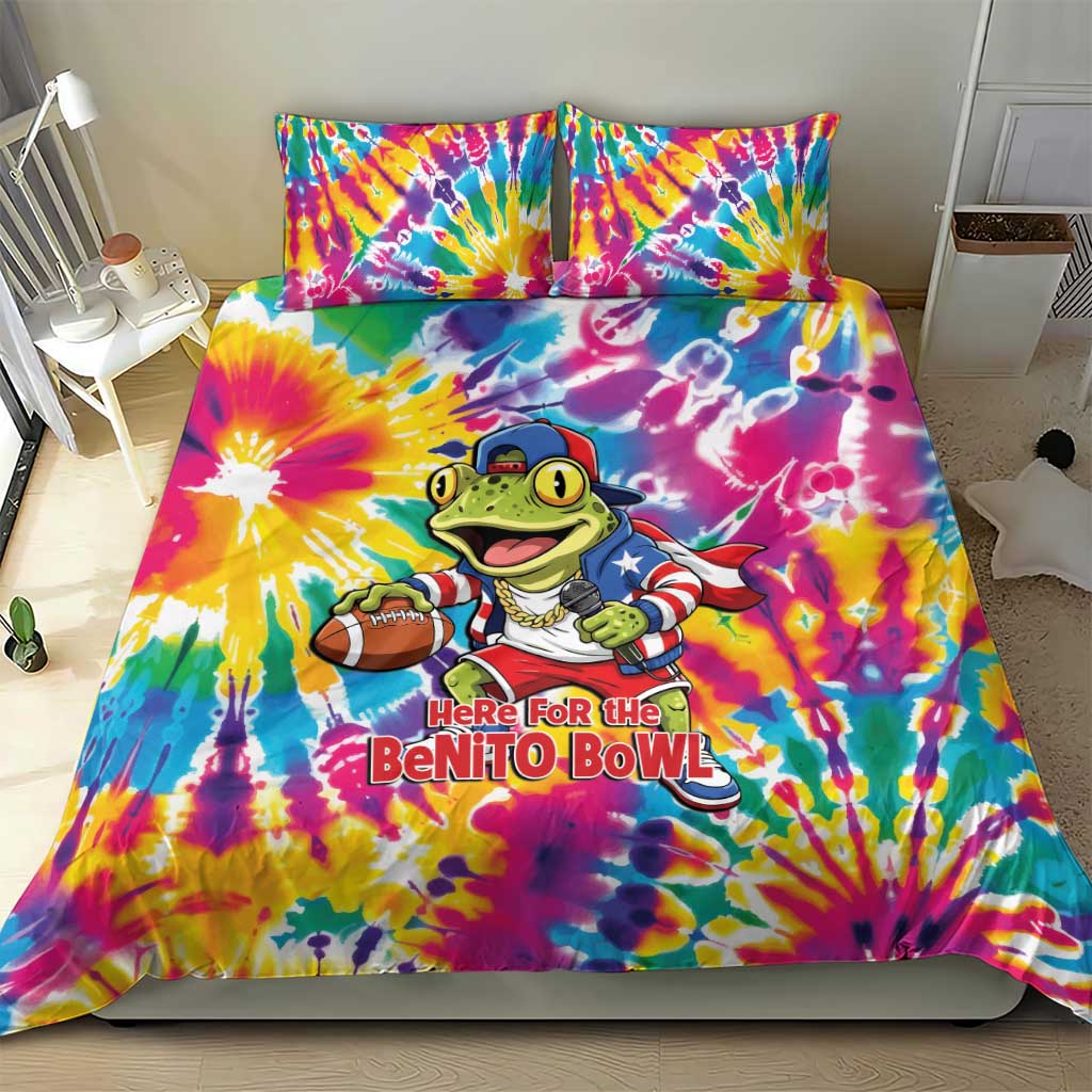 Funny Benito Coqui Frog Bedding Set Puerto Rican Coquí Football