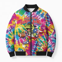 Funny Benito Coqui Frog Bomber Puffer Jacket Puerto Rican Coquí Football