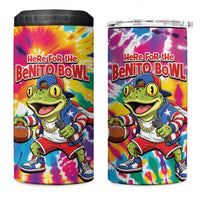 Funny Benito Coqui Frog 4 in 1 Can Cooler Tumbler Puerto Rican Coquí Football