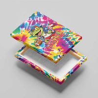 Funny Benito Coqui Frog Canvas Wall Art Puerto Rican Coquí Football