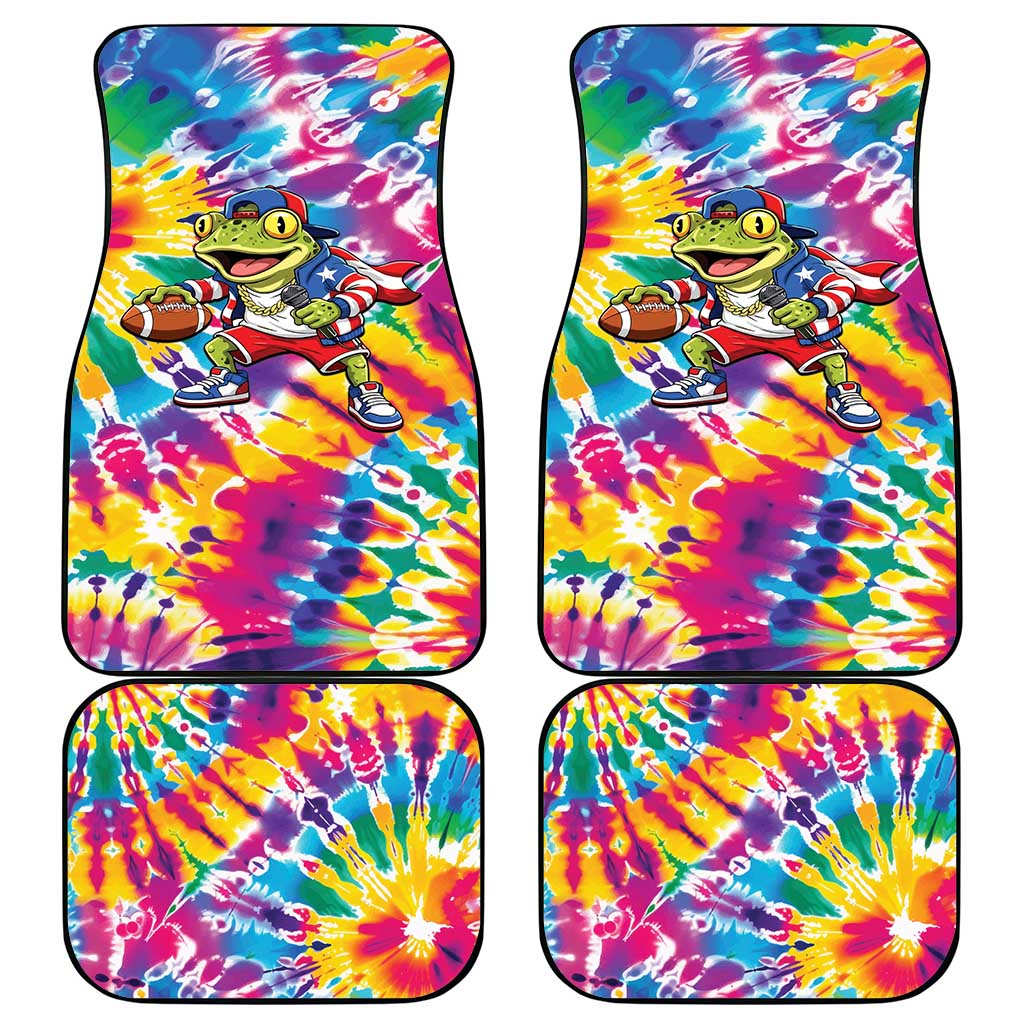 Funny Benito Coqui Frog Car Mats Puerto Rican Coquí Football
