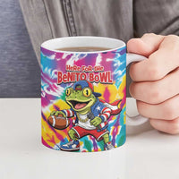 Funny Benito Coqui Frog Ceramic Mug Puerto Rican Coquí Football