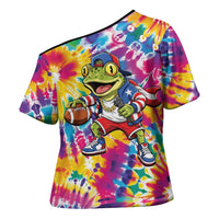 Funny Benito Coqui Frog Cross Shoulder Shirt Puerto Rican Coquí Football