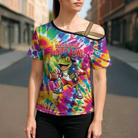 Funny Benito Coqui Frog Cross Shoulder Shirt Puerto Rican Coquí Football