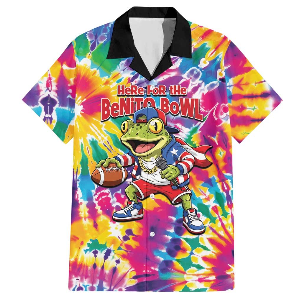 Funny Benito Coqui Frog Hawaiian Shirt Puerto Rican Coquí Football