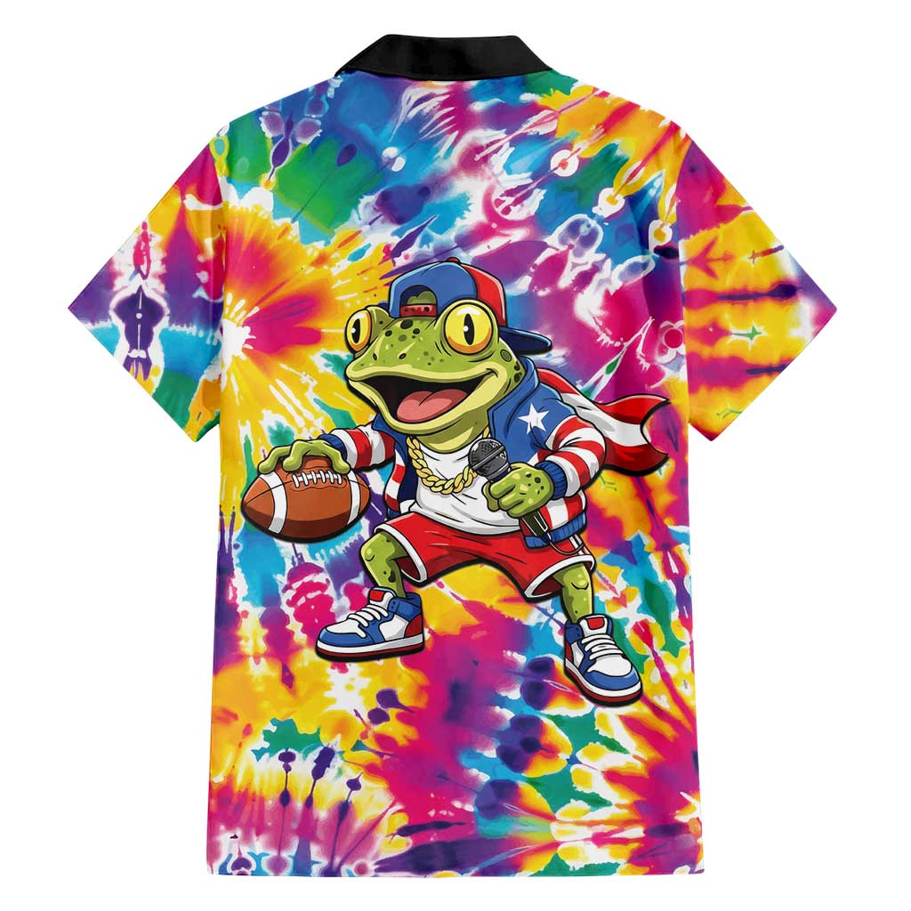 Funny Benito Coqui Frog Hawaiian Shirt Puerto Rican Coquí Football