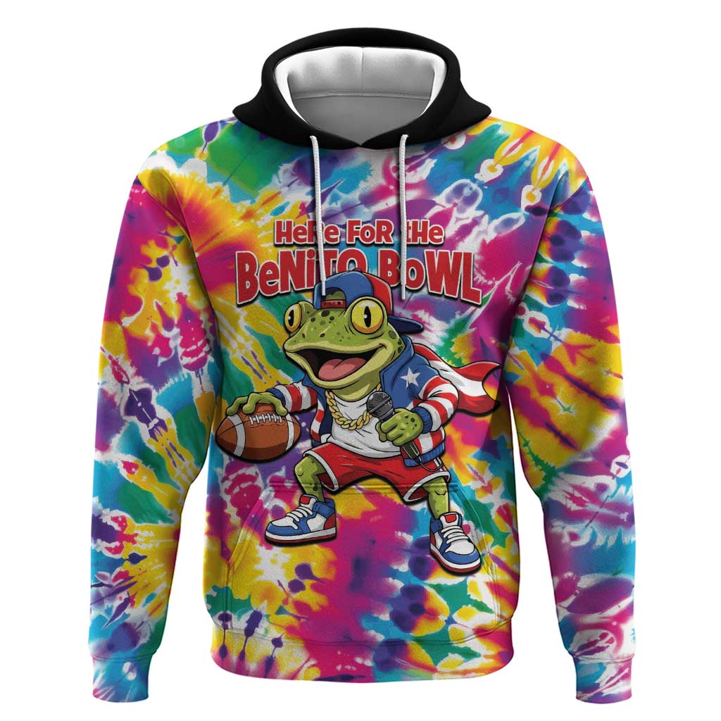 Funny Benito Coqui Frog Hoodie Puerto Rican Coquí Football