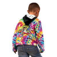 Funny Benito Coqui Frog Kid Hoodie Puerto Rican Coquí Football