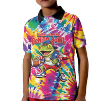 Funny Benito Coqui Frog Kid Polo Shirt Puerto Rican Coquí Football