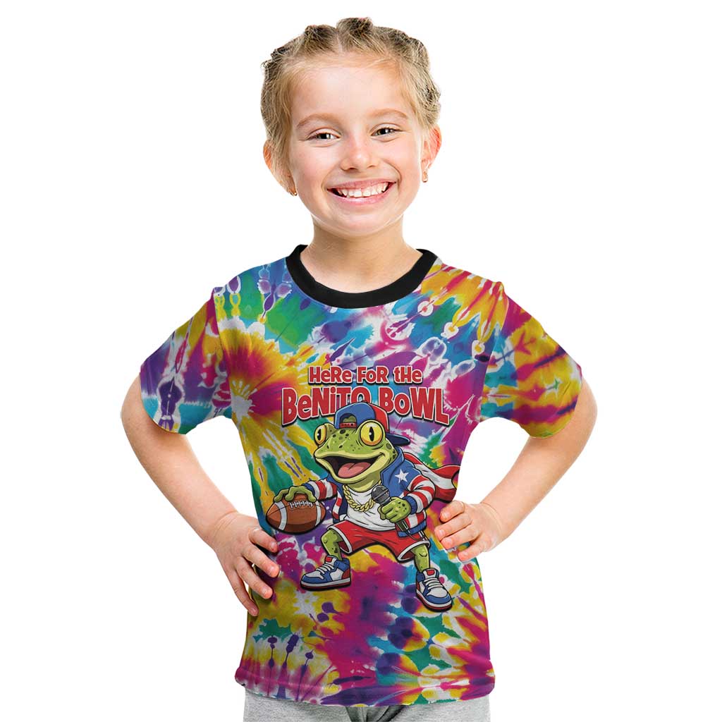 Funny Benito Coqui Frog Kid T Shirt Puerto Rican Coquí Football