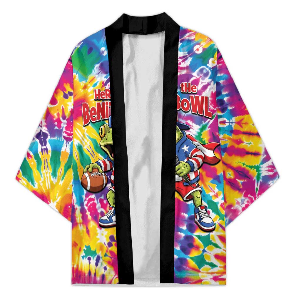 Funny Benito Coqui Frog Kimono Puerto Rican Coquí Football