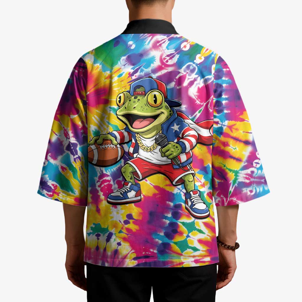 Funny Benito Coqui Frog Kimono Puerto Rican Coquí Football