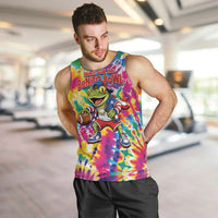 Funny Benito Coqui Frog Men Tank Top Puerto Rican Coquí Football