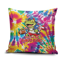 Funny Benito Coqui Frog Pillow Cover Puerto Rican Coquí Football