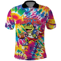 Funny Benito Coqui Frog Polo Shirt Puerto Rican Coquí Football