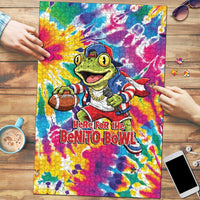 Funny Benito Coqui Frog Puzzle Puerto Rican Coquí Football