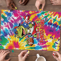 Funny Benito Coqui Frog Puzzle Puerto Rican Coquí Football