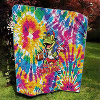 Funny Benito Coqui Frog Quilt Puerto Rican Coquí Football