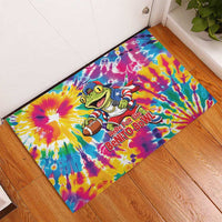 Funny Benito Coqui Frog Rubber Doormat Puerto Rican Coquí Football