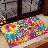 Funny Benito Coqui Frog Rubber Doormat Puerto Rican Coquí Football