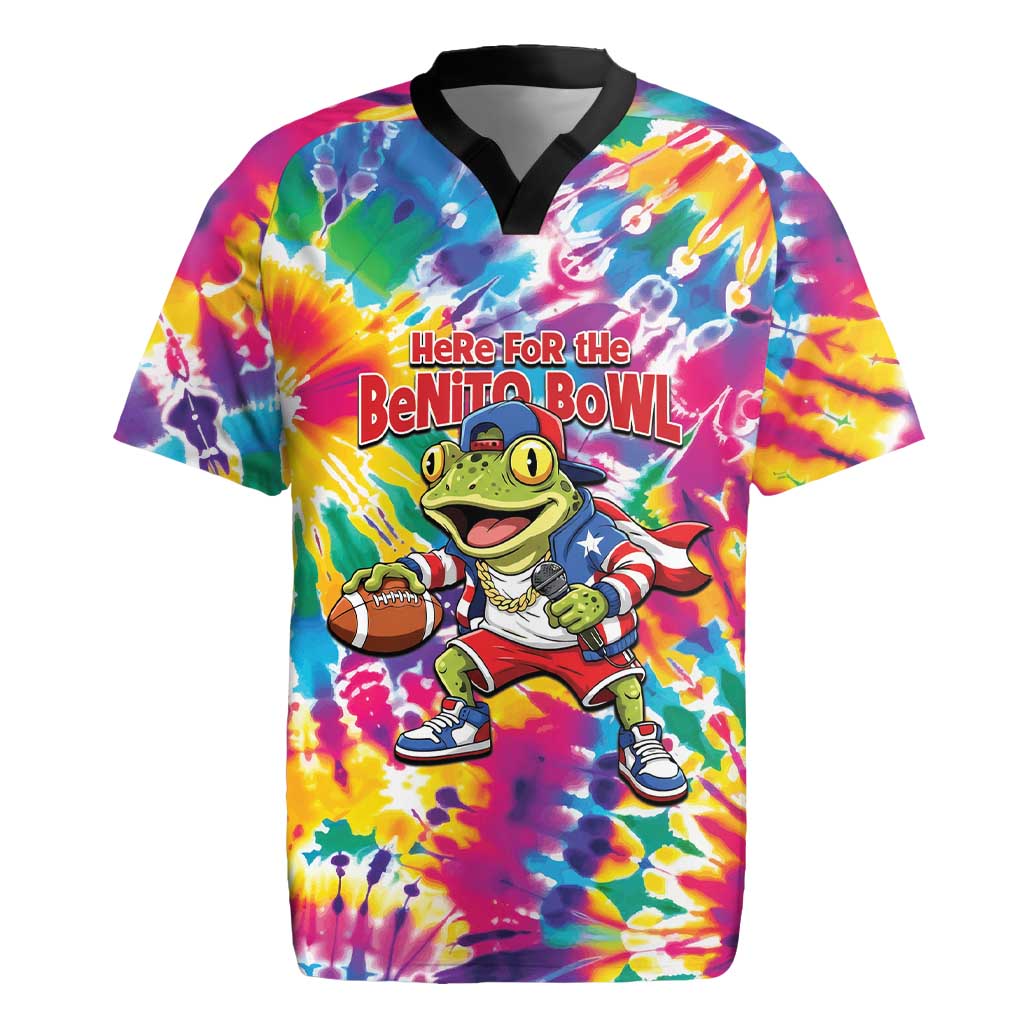 Funny Benito Coqui Frog Rugby Jersey Puerto Rican Coquí Football