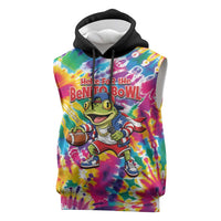 Funny Benito Coqui Frog Sleeveless Hoodie Puerto Rican Coquí Football