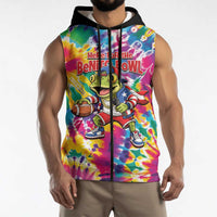 Funny Benito Coqui Frog Sleeveless Zip Hoodie Puerto Rican Coquí Football