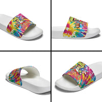 Funny Benito Coqui Frog Slide Sandals Puerto Rican Coquí Football