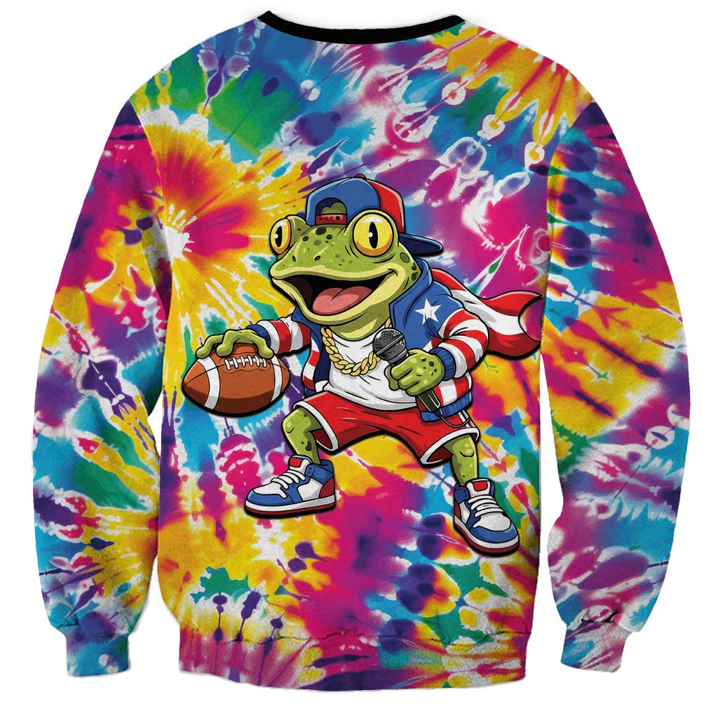 Funny Benito Coqui Frog Sweatshirt Puerto Rican Coquí Football