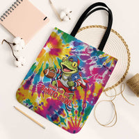 Funny Benito Coqui Frog Tote Bag Puerto Rican Coquí Football