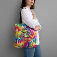 Funny Benito Coqui Frog Tote Bag Puerto Rican Coquí Football