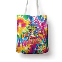 Funny Benito Coqui Frog Tote Bag Puerto Rican Coquí Football