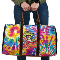 Funny Benito Coqui Frog Travel Bag Puerto Rican Coquí Football