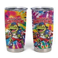 Funny Benito Coqui Frog Tumbler Cup Puerto Rican Coquí Football