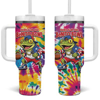 Funny Benito Coqui Frog Tumbler With Handle Puerto Rican Coquí Football