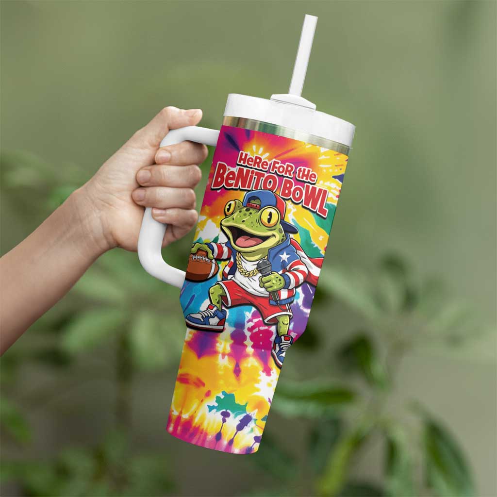 Funny Benito Coqui Frog Tumbler With Handle Puerto Rican Coquí Football