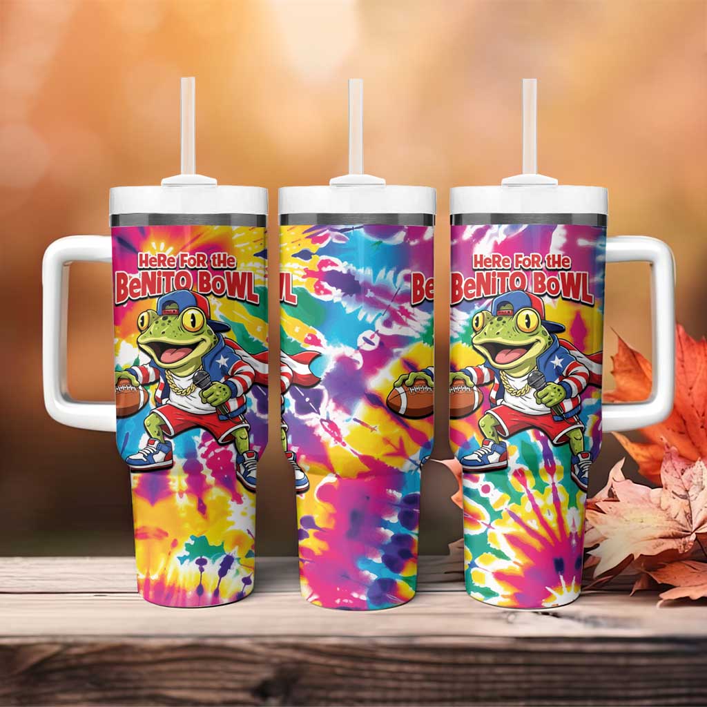 Funny Benito Coqui Frog Tumbler With Handle Puerto Rican Coquí Football