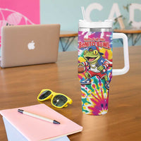 Funny Benito Coqui Frog Tumbler With Handle Puerto Rican Coquí Football