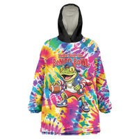 Funny Benito Coqui Frog Wearable Blanket Hoodie Puerto Rican Coquí Football