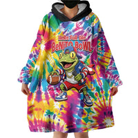 Funny Benito Coqui Frog Wearable Blanket Hoodie Puerto Rican Coquí Football