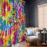 Funny Benito Coqui Frog Window Curtain Puerto Rican Coquí Football