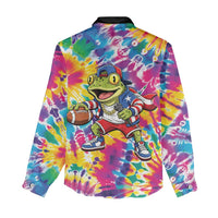 Funny Benito Coqui Frog Women Casual Shirt Puerto Rican Coquí Football