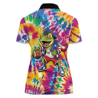 Funny Benito Coqui Frog Women Polo Shirt Puerto Rican Coquí Football