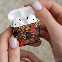 Funny Benito Bowl AirPods Case Puerto Rican Coquí Football