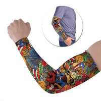 Funny Benito Bowl Arm Sleeves Puerto Rican Coquí Football