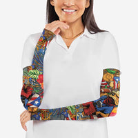 Funny Benito Bowl Arm Sleeves Puerto Rican Coquí Football